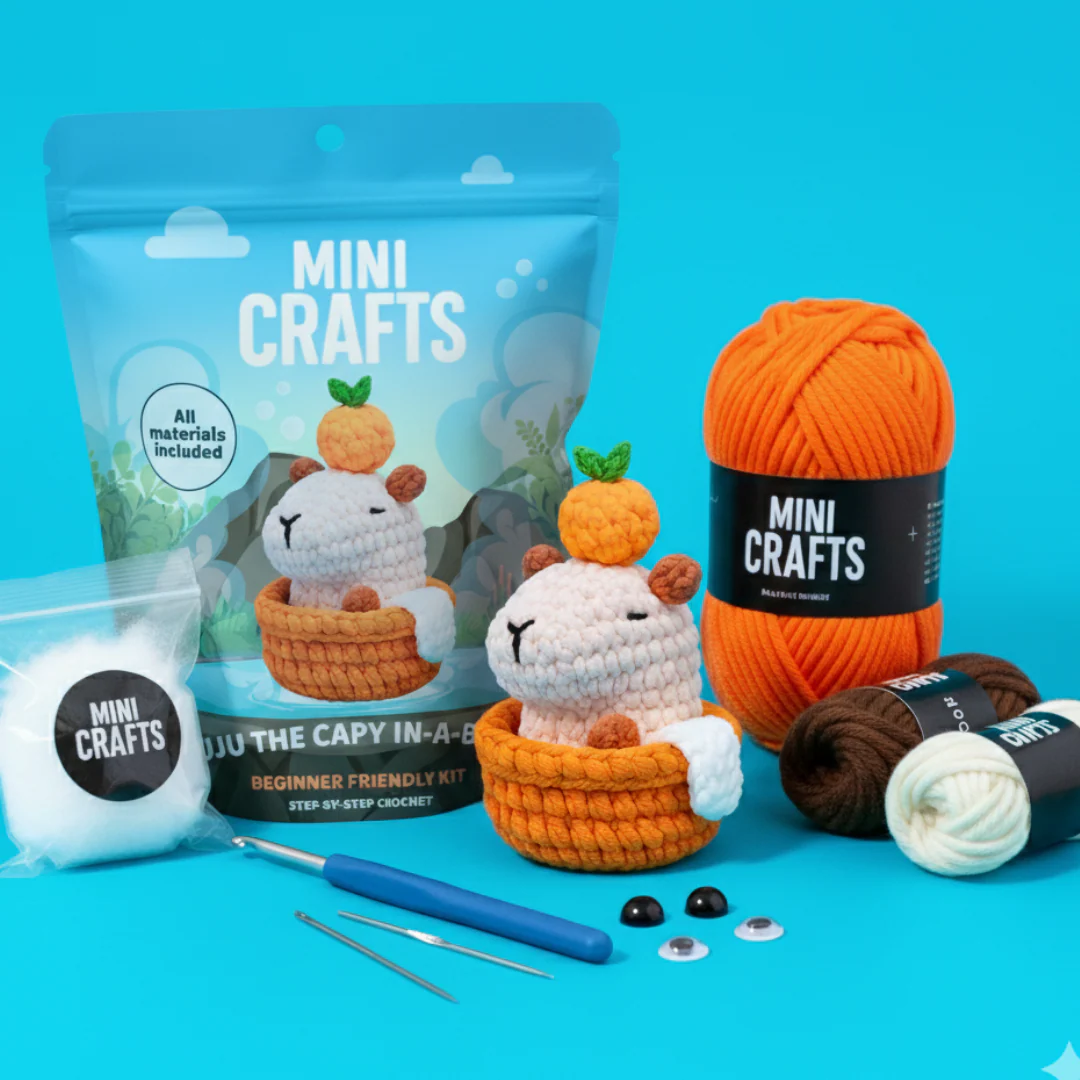 Juju The Capy In-a-Bath Crochet Kit - Image 3
